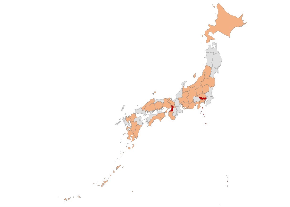 Excel 日本地図マップグラフの作成方法 クラウドのエスエスアイ ラボ